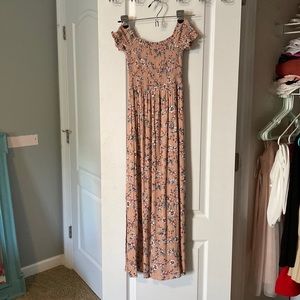Aéropostale Floral Off-Shoulder Dress XS